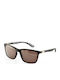 Hoffman Men's Sunglasses with Black Frame and Brown Lenses HB80100 C1