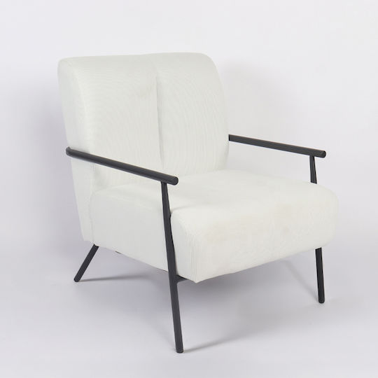 Kioto Fotoliu Pat Off White 64x76x81cm