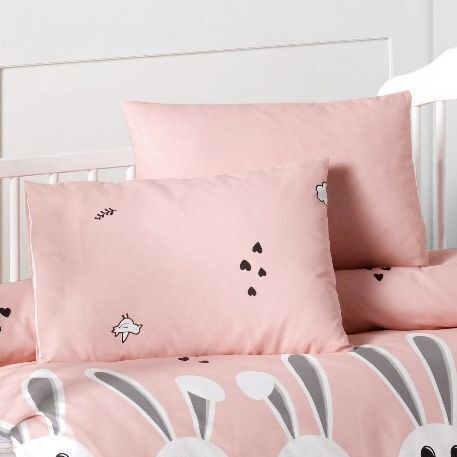 Beauty Home Art 5603 Set Kids Pillowcases Made of 100% Cotton 35x45cm Salmon 5603MX