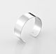 Metallic Napkin Holder Wedding Favor Silver Φ4.5x1.5cm Per Set 6 Pieces