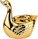 Porcelain Swan Candle Holder Wedding Favor Gold 9x6x10cm Per Set 12 Pieces