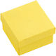 Wedding Favors Paper Box Yellow 6.5x6.5x4 Per Set 12 Pieces