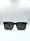 Hoffman Men's Sunglasses with Brown Frame and Black Lenses HF8459 C3