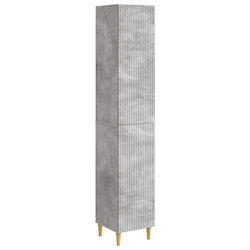 vidaXL Badezimmer-Säule Boden M33xB34.5xH90cm Grau