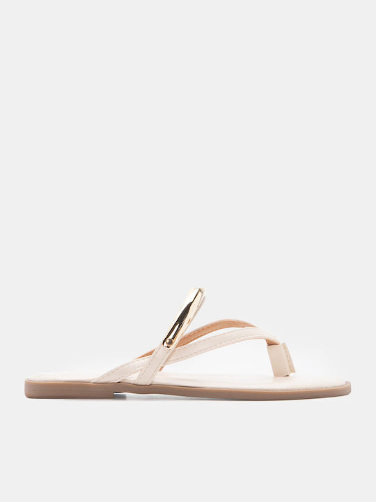 Luigi Women's Flat Sandals Beige
