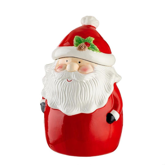 Dekorativer Weihnachtsmann Keramik 30x15x15cm