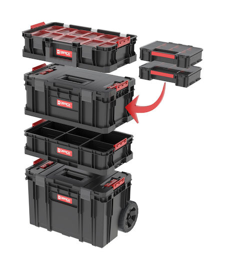 Qbrick Metallic Tool Chest with Toolbox