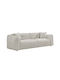 Dreisitzer Sofa Ecru 228x89x74cm