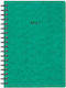 Next Daily Agenda 2027 Green Spiral 17x25cm wit...