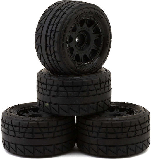 Pro-line Menace 1/18 Pre-mounted Mt Street Tires Raid Wheels 4pcs 12mm