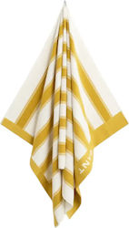 Gant Beach Towel Yellow Gant Beach Towel Yellow