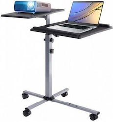 Projector Stand 2 Adjustable Shelves Mobile On Wheels Techly Ica-tb Tpm-2 Black Projector Stand 2 Adjustable Shelves Mobile On Wheels Techly Ica-tb Tpm-2 Black