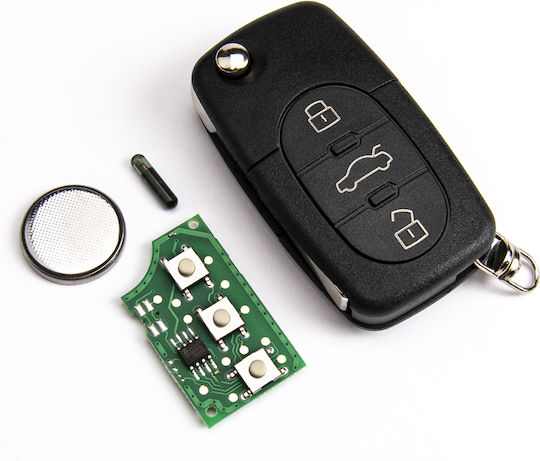 Телеремонт Ключ За Автомобил Електронен Audi A2 A4 A8 Tt Hu66 4d0837231a