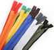 Plastic Nylon Zipper No 3 Fabric 25cm Blue 560