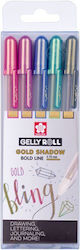 Μαρκαδοροι Gelly Roll Gold Shadow Set 5 Colours