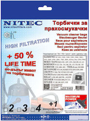 Nitec Φίλτρα Ηλεκτρικής Σκούπας 3τμχ