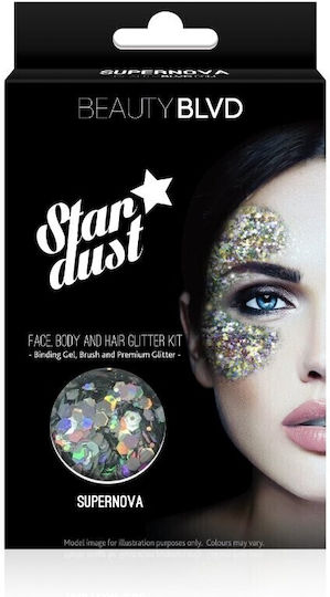 Beauty Blvd Stardust Supernova Fard de Pleoape Pulbere cu Sclipici 75 G