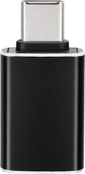 Blue Star Αντάπτορας Usb-c Male Usb-a Female – Μαύρο