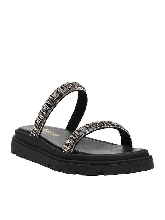 Γυναικεία Σανδάλια Flatforms Μαύρα