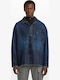 Boxy Fit Langärmelig Overshirt Blaue