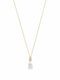 Ioannis Kosmima Necklace Solitaire In 9 K Gold With Zircon