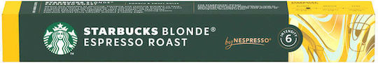Starbucks Капсули Espresso Blend Съвместими с Машина Nespresso 12 броя