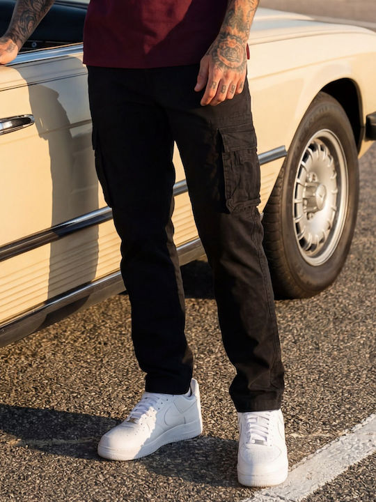 Panda Clothing Παντελόνι Cargo σε Κανονική Εφαρ...
