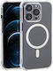 Magsafe Θήκη Σιλικόνης Air Cushion Γωνίες Transparent Apple Iphone 12 Pro Max