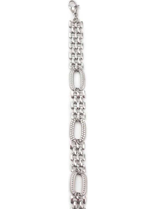 Bag to Bag Women's Chain Bracelet with Heart Design
