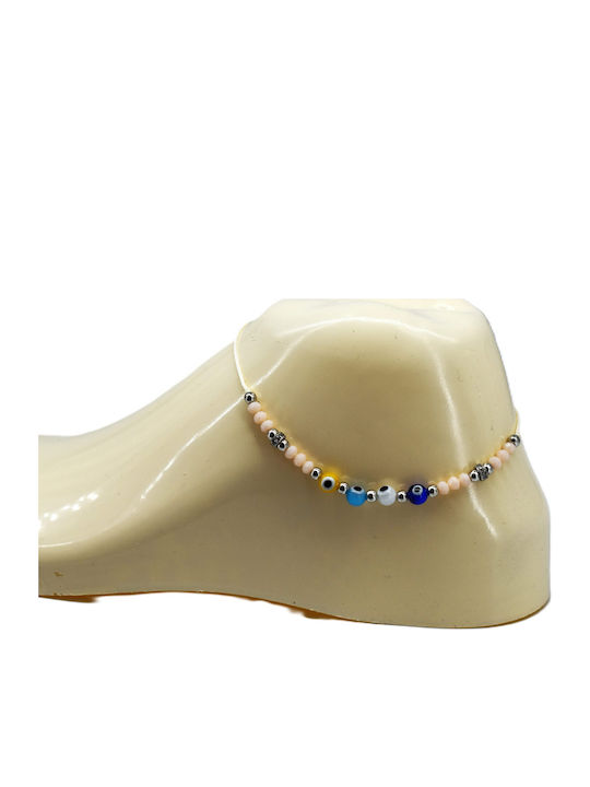 Elegant Fußarmbänder aus Kabel Türkis