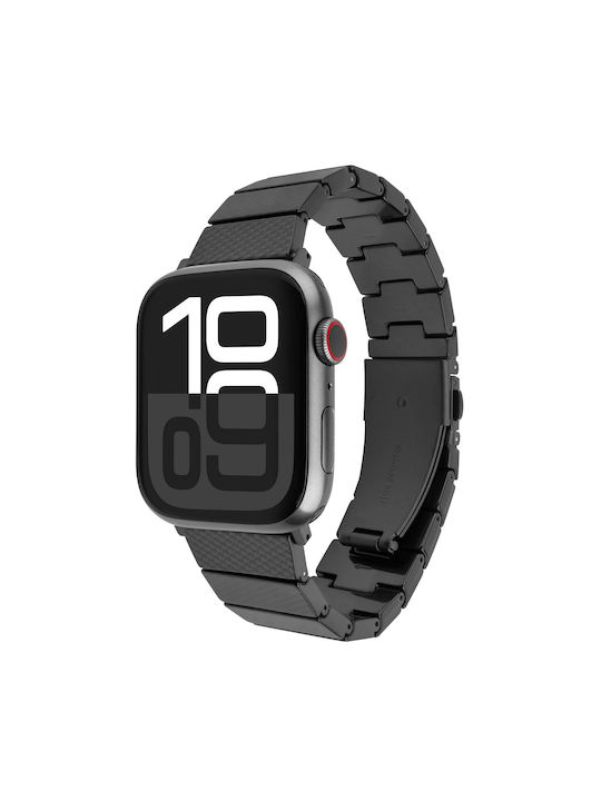 Fixed Кайш Черен (Apple Watch 38/40/41 мм)