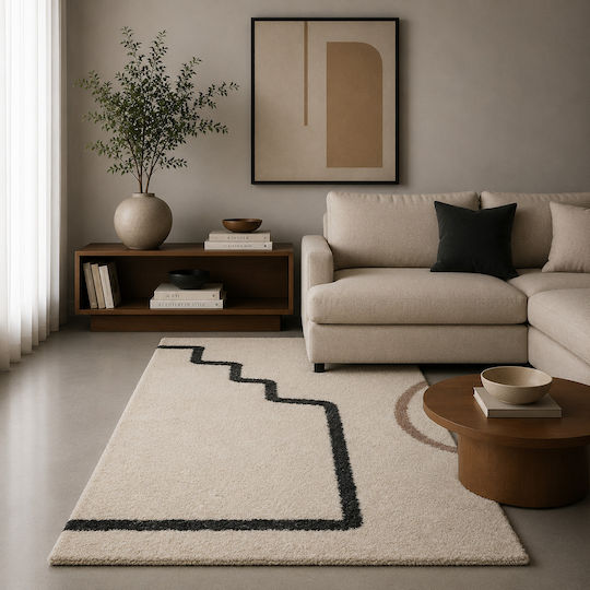 Soft Touch Rectangular Rug Multi 120x170cm