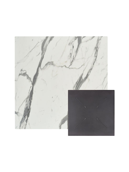 Freebox Square Table Surface from Chipboard Whi...