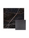 Freebox Τετράγωνη Επιφάνεια Τραπεζιού HPL Black Marble 80x80cm FB95839.34