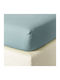 Zucchi Collection Super-Doppel Bettlaken mit Gummibettlaken 175x200+30cm Mint