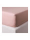 Zucchi Collection Single Bed Sheet with Rubber Hugger 90x200+30cm Pink