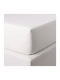 Zucchi Collection Σεντόνι Υπέρδιπλο με Λάστιχο 175x200+30εκ. Λευκό