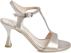 Studio Leather Beige Sandals