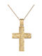 Damen Gold Kreuz 14K Ohne Kette