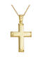 Damen Gold Kreuz 14K Ohne Kette