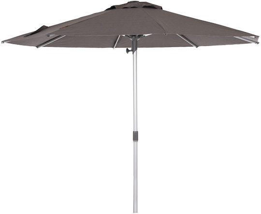Aluminum Parasol with Ventilation Opening Grey Aluminum Parasol with Ventilation Opening Grey