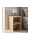 Nachttisch Smile Holz Beige 30x30x40cm