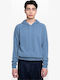 Sweatshirt mit Kapuze Blau