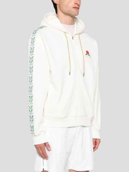 Casablanca Hooded White Sweatshirt