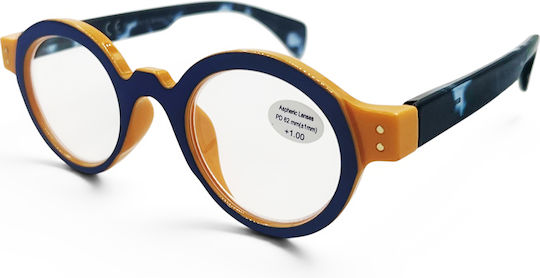 Optosquad Reading Glasses +3.00 In Navy Blue Colour OPT-3026-2
