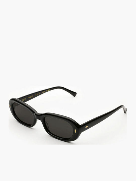 Gast Onda Unisex Sunglasses with Black Horn-Rimmed Frame