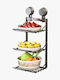 Wall Shelf Inox 37x16x17cm Silver