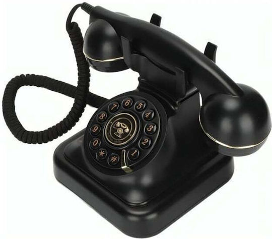 SPV Corded Phone Retro Black SPV-322-SSP