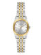 Daniel Klein Womens Battery Watch with Silver Metal Bracelet