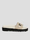 Flip Flops In Beige Colour